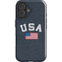 USA with American Flag iPhone 16 Impact Case
