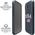 USA with American Flag iPhone 16 Magsafe Impact Case