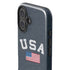 USA with American Flag iPhone 16 Plus Impact Case