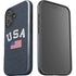 USA with American Flag iPhone 16 Plus Impact Case