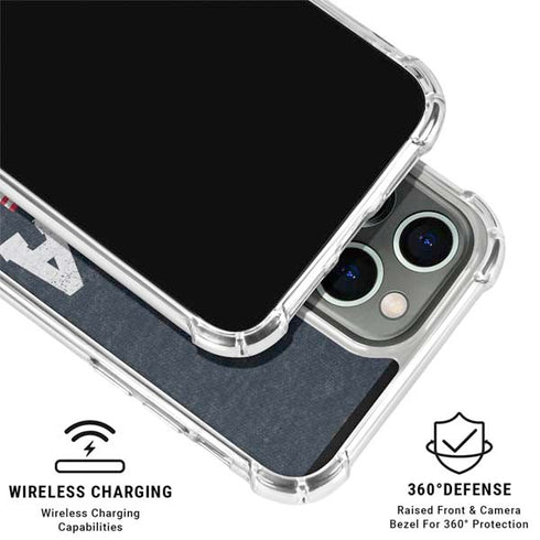 USA with American Flag iPhone 16 Pro Clear Case