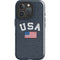 USA with American Flag iPhone 16 Pro Impact Case