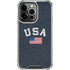USA with American Flag iPhone 16 Pro Max Clear Case