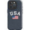 USA with American Flag iPhone 16 Pro Max Impact Case