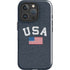 USA with American Flag iPhone 16 Pro Max Impact Case