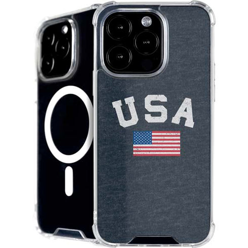 USA with American Flag iPhone 16 Pro Max MagSafe Case
