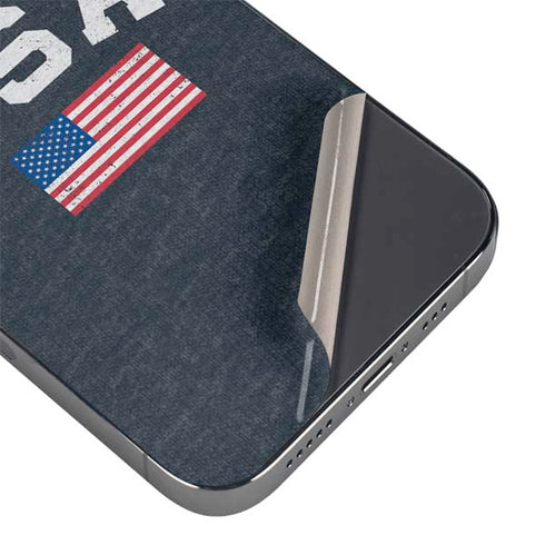 USA with American Flag iPhone 16 Pro Max Skin