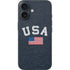 USA with American Flag iPhone 16 Skin