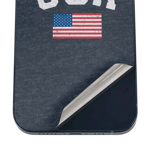 USA with American Flag iPhone 16 Skin