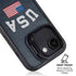 USA with American Flag iPhone 16e Kickstand Case