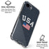 USA with American Flag iPhone 16e Clear Case