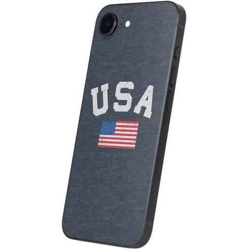 USA with American Flag iPhone 16e Skin
