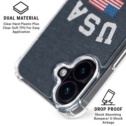 USA with American Flag iPhone 17 MagSafe Case