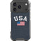 USA with American Flag iPhone 18 Pro Clear Case