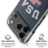 USA with American Flag iPhone 18 Pro Clear Case