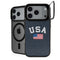 USA with American Flag iPhone 18 Pro Kickstand Case