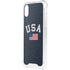 USA with American Flag iPhone XS Clear Case