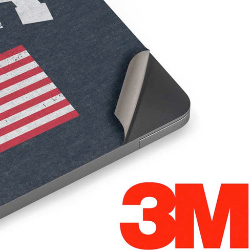 USA with American Flag Apple MacBook Air Skin
