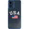 USA with American Flag Moto G Play 4G (2024) Skin