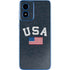 USA with American Flag Moto G Play 4G (2024) Skin