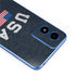 USA with American Flag Moto G Play 4G (2024) Skin