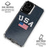 USA with American Flag Moto G Power 5G (2024) Clear Case
