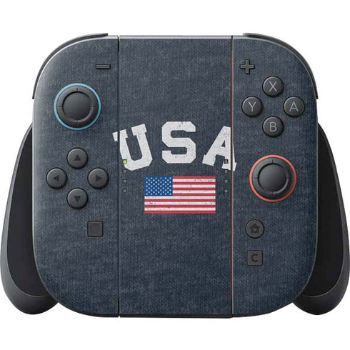 USA with American Flag Nintendo Switch 2 (2025) Joy-Con Controller Skin