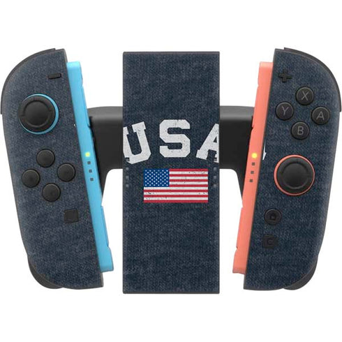 USA with American Flag Nintendo Switch 2 (2025) Joy-Con Controller Skin