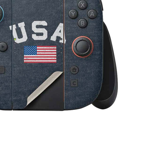 USA with American Flag Nintendo Switch 2 (2025) Joy-Con Controller Skin