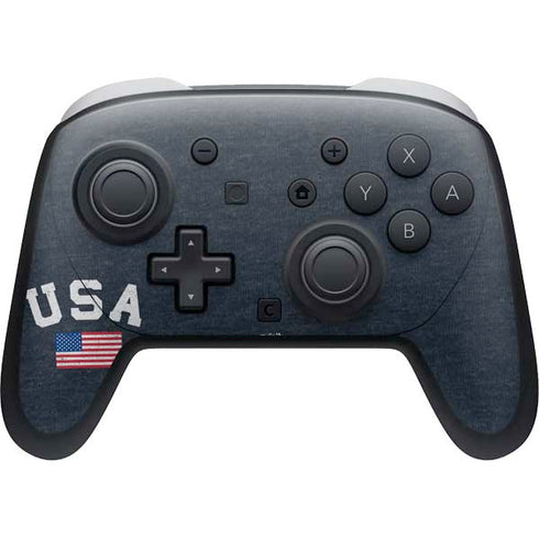 USA with American Flag Nintendo Switch 2 (2025) Pro Controller Skin
