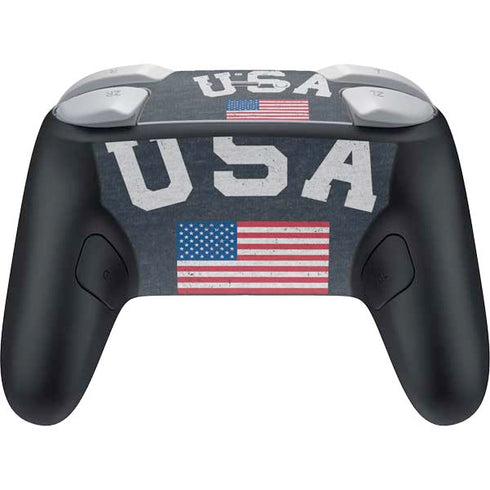 USA with American Flag Nintendo Switch 2 (2025) Pro Controller Skin
