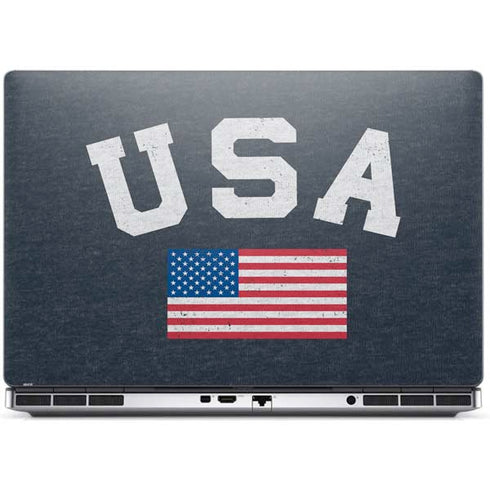 USA with American Flag Dell Precision Skin