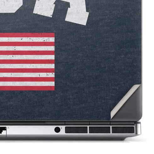 USA with American Flag Dell Precision Skin