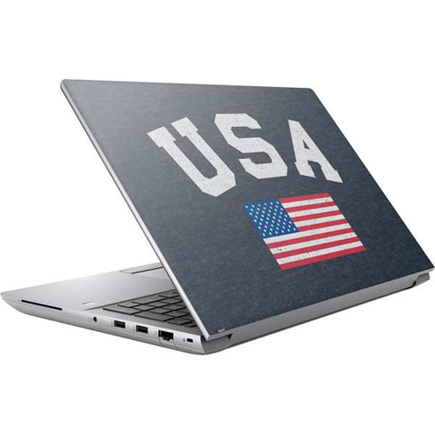 USA with American Flag HP ZBook Fury 16 G10 Skin