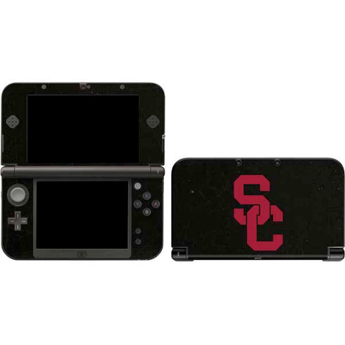 University of Southern California USC Black Distressed Nintendo Skins