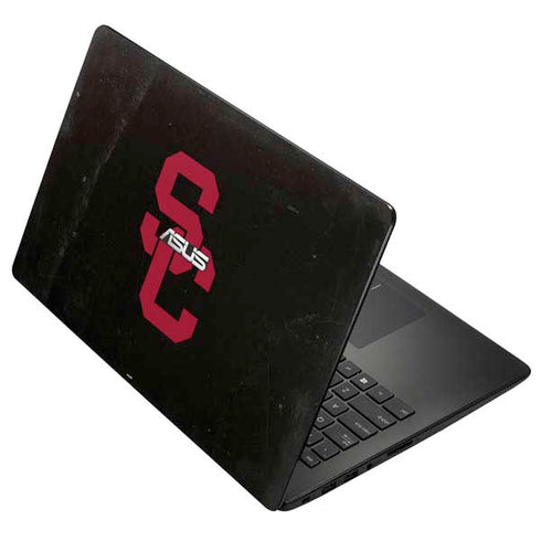 University of Southern California USC Black Distressed Asus X502CA 15.6 Skin
