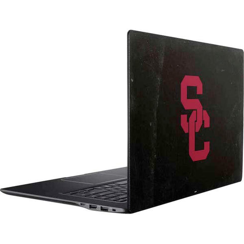 University of Southern California USC Black Distressed Ativ Book 9 (15.6in 2014) Skin