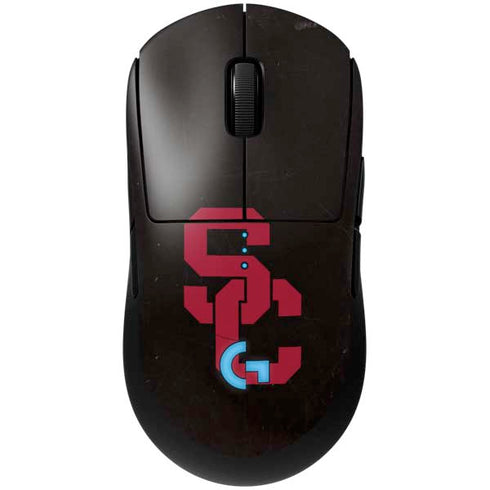 University of Southern California USC Black Distressed G Pro Wireless Gaming Mouse Skin