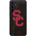 University of Southern California USC Black Distressed Galaxy A35 5G Skin