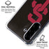 University of Southern California USC Black Distressed Galaxy A36 5G Clear Case