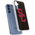 University of Southern California USC Black Distressed Galaxy A55 5G Clear Case