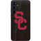 University of Southern California USC Black Distressed Galaxy A55 5G Skin