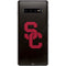 University of Southern California USC Black Distressed Galaxy S10 Plus Skin