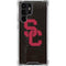 University of Southern California USC Black Distressed Galaxy S23 Ultra Clear Case