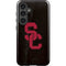University of Southern California USC Black Distressed Galaxy S25 Impact Case