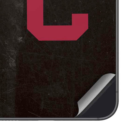 University of Southern California USC Black Distressed Galaxy S24 Skin