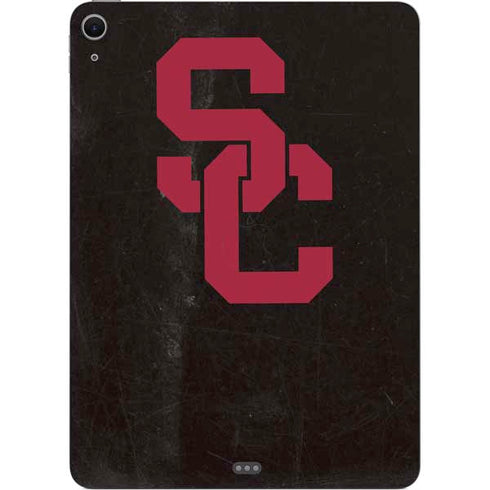 University of Southern California USC Black Distressed Apple iPad Air Skin