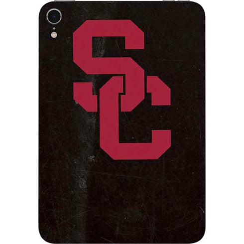 University of Southern California USC Black Distressed Apple iPad Mini Skin