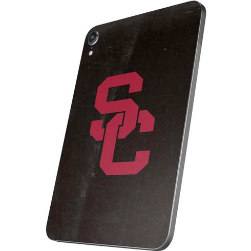 University of Southern California USC Black Distressed Apple iPad Mini Skin