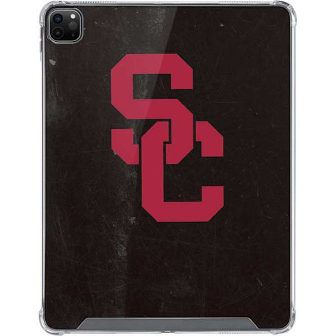 University of Southern California USC Black Distressed iPad Cases